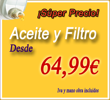 cambio aceite y filtro Alicante